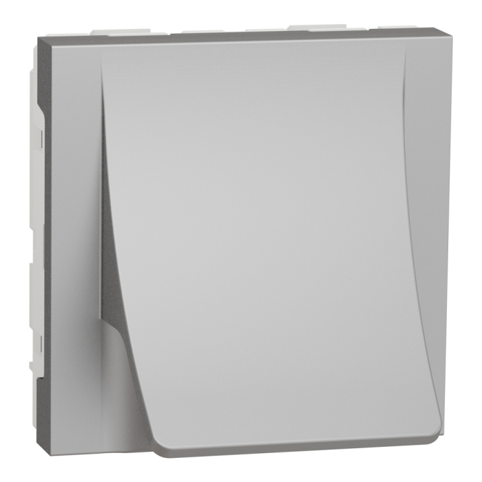 Вивід кабелю, 16 А, 2 модулі, алюмінієвий, Unica New, Schneider Electric [NU386230]