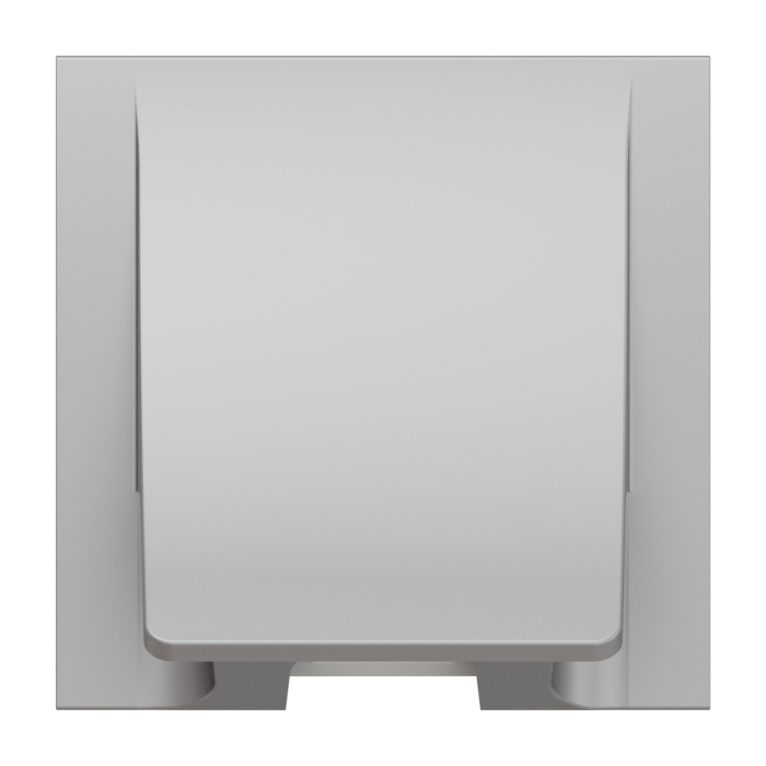 Вивід кабелю, 16 А, 2 модулі, алюмінієвий, Unica New, Schneider Electric [NU386230]