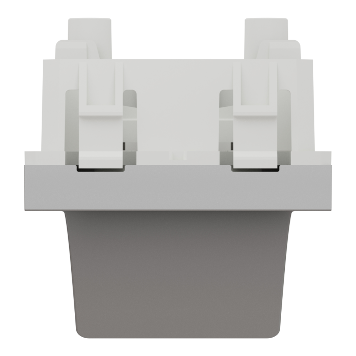 Вивід кабелю, 16 А, 2 модулі, алюмінієвий, Unica New, Schneider Electric [NU386230]