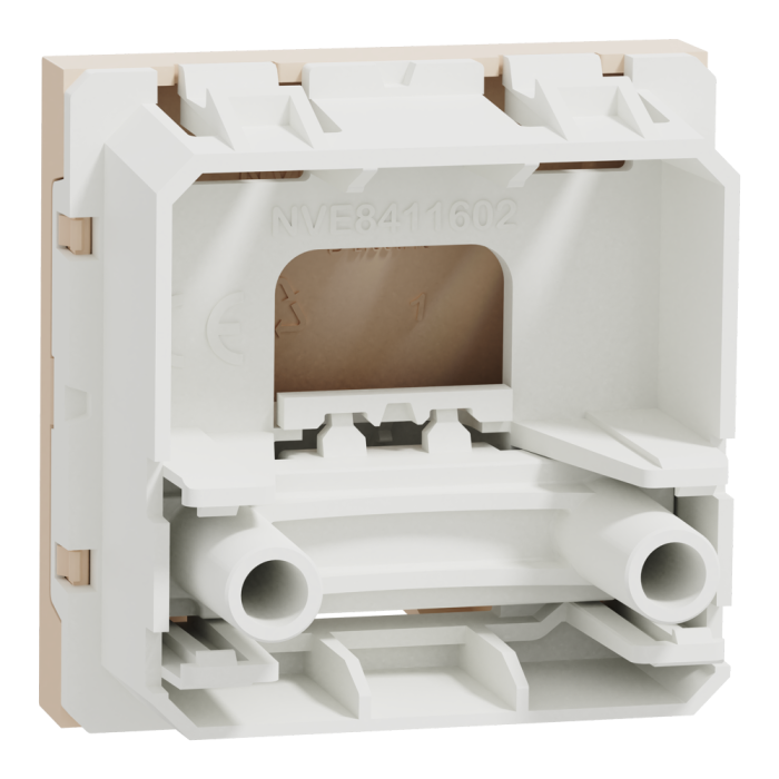 Вивід кабелю, 16 А, 2 модулі, Unica New, Schneider Electric [NU386244]