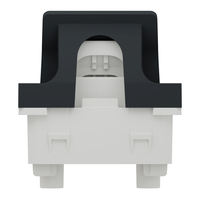 Вивід кабелю, 16 А, 2 модулі, чорний, Unica New, Schneider Electric [NU386254]