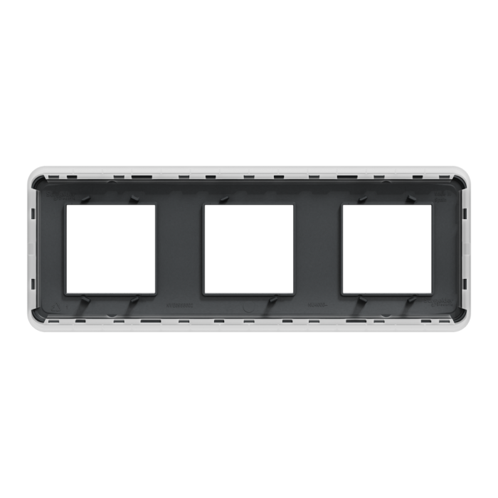 Рамка, 3 x 2 модулі, чорна, Unica New, Schneider Electric [NU400654]