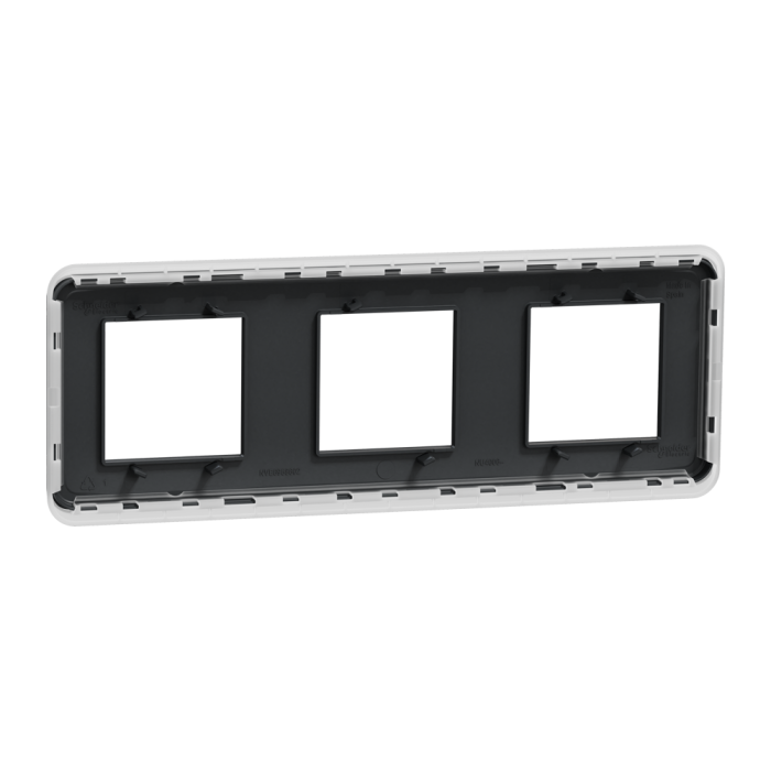 Рамка, 3 x 2 модулі, чорна, Unica New, Schneider Electric [NU400654]