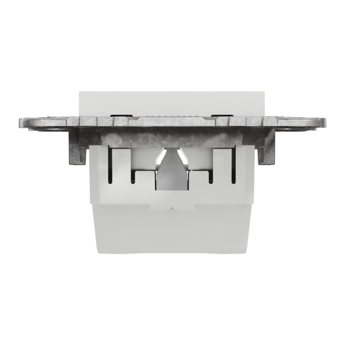 Розетка, 16 А, 2 модулі, біла, Unica New, Schneider Electric [NU503618]