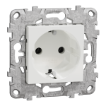 Розетка, біла, 16 А, 2 модулі, Unica New - Schneider Electric [NU503618]
