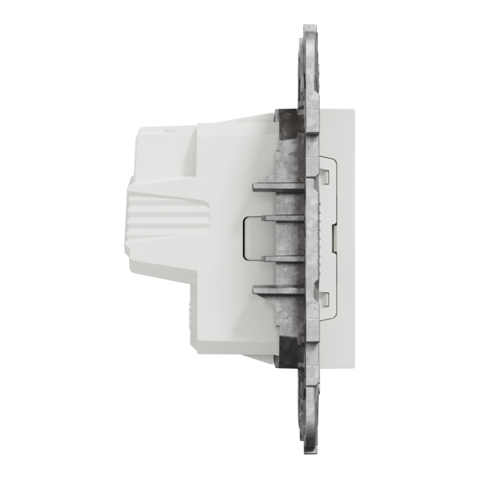 Розетка, 16 А, 2 модулі, біла, Unica New, Schneider Electric [NU503618]