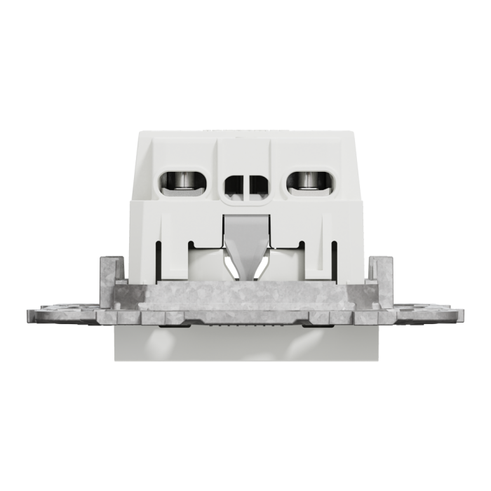 Розетка, 16 А, 2 модулі, біла, Unica New, Schneider Electric [NU503618]