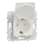 Розетка, біла, 16 А, 2 модулі, Unica New - Schneider Electric [NU503718TA]