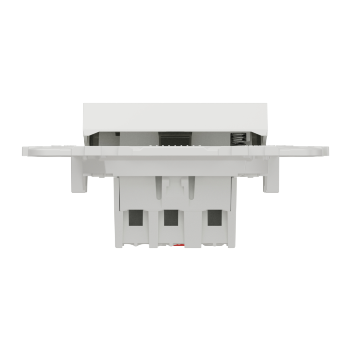 Кнопка, 1-клавішна, 10 А, 2 модулі, біла, Unica New, Schneider Electric [NU520618]