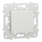 Кнопка, 1-клавішна, 10 А, 2 модулі, біла, Unica New, Schneider Electric [NU520618]