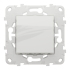 Кнопка 1-клавішна, біла, 10 А, 2 модулі, Unica New - Schneider Electric [NU520618]