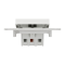 Вимикач, 2-клавішний, 10 А, 2 модулі, білий, Unica New, Schneider Electric [NU521118N]