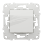 Вимикач, білий, 2-клавішний, 10 А, 2 модулі, Unica New - Schneider Electric [NU521318]