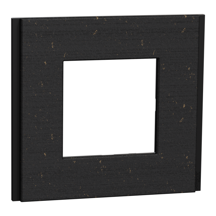 Рамка, 2 модулі, чорна, Unica New, Schneider Electric [NU600274]