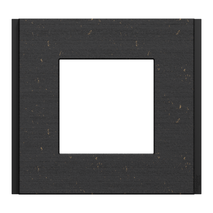 Рамка, 2 модулі, чорна, Unica New, Schneider Electric [NU600274]