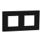 Рамка, 2 x 2 модулі, чорна, Unica New, Schneider Electric [NU600472]