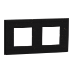 Рамка 2 постова, чорна, Unica New - Schneider Electric [NU600474]