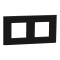 Рамка, 2 x 2 модулі, чорна, Unica New, Schneider Electric [NU600474]