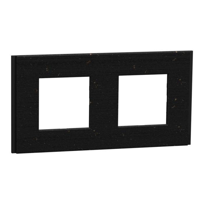 Рамка, 2 x 2 модулі, чорна, Unica New, Schneider Electric [NU600474]