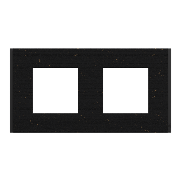 Рамка, 2 x 2 модулі, чорна, Unica New, Schneider Electric [NU600474]