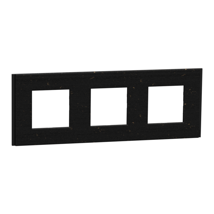 Рамка, 3 x 2 модулі, чорна, Unica New, Schneider Electric [NU600674]