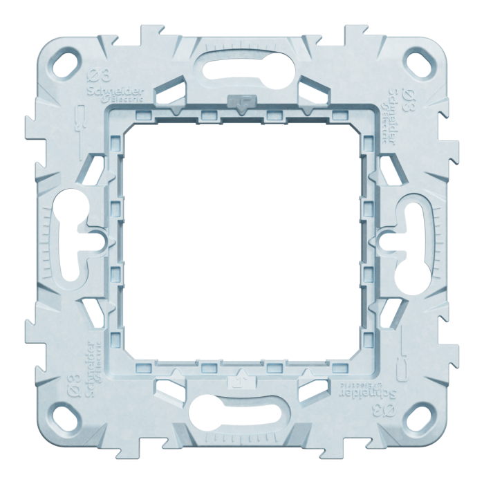 Кріпильна рама, 2 модулі (1 пост), Unica New, Schneider Electric [NU7002]