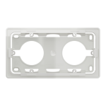 Монтажна коробка 2 постова, біла, Unica New - Schneider Electric [NU800418]