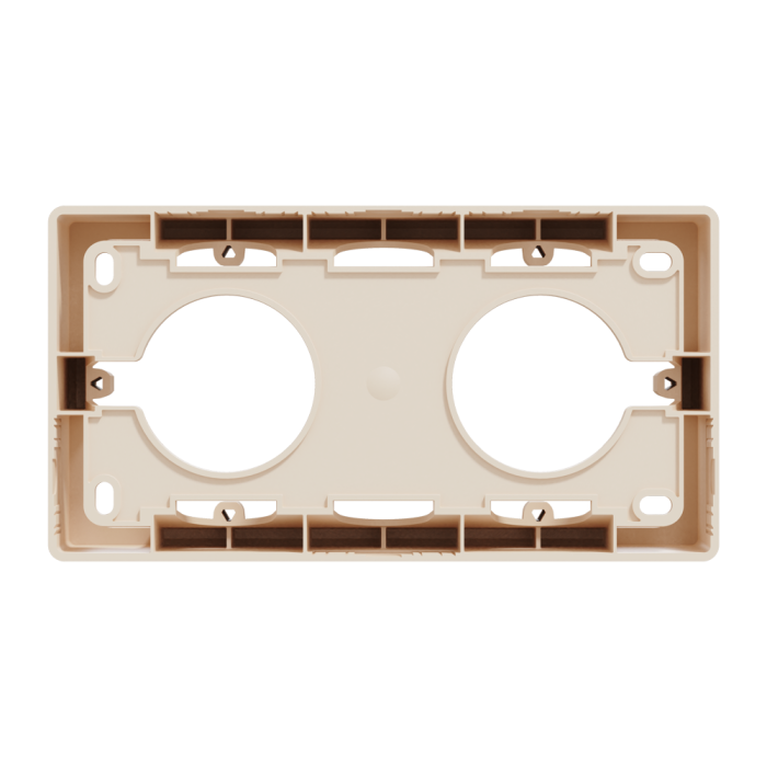 Монтажна коробка, 2 x 2 модулі, Unica New, Schneider Electric [NU800444]