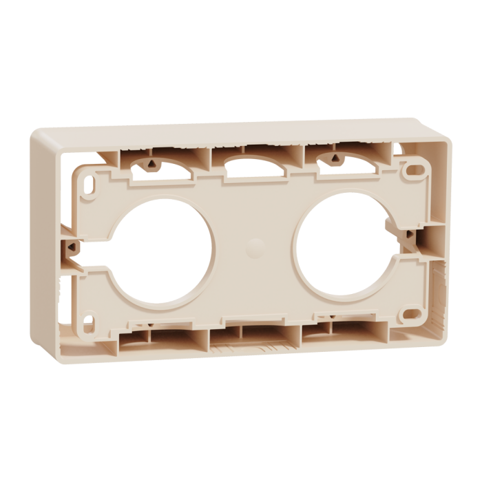 Монтажна коробка, 2 x 2 модулі, Unica New, Schneider Electric [NU800444]