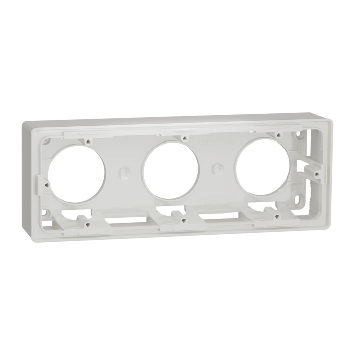 Монтажна коробка, 3 x 2 модулі, біла, Unica New, Schneider Electric [NU800618]