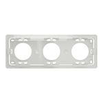 Монтажна коробка 3 постова, біла, Unica New - Schneider Electric [NU800618]