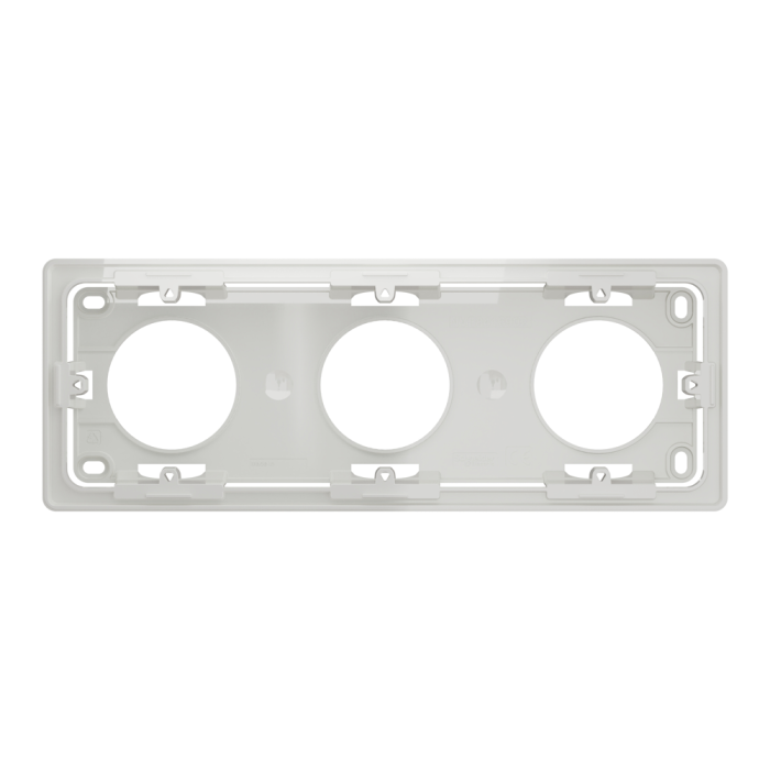 Монтажна коробка, 3 x 2 модулі, біла, Unica New, Schneider Electric [NU800618]