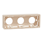 Монтажна коробка 3 постова, Unica New - Schneider Electric [NU800644]