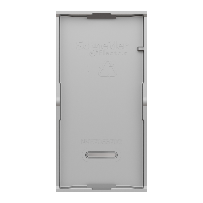 Клавіша, Unica New, для вимикача, 1 модуль, алюміній, алюмінієвий, Schneider Electric, [NU910030N]