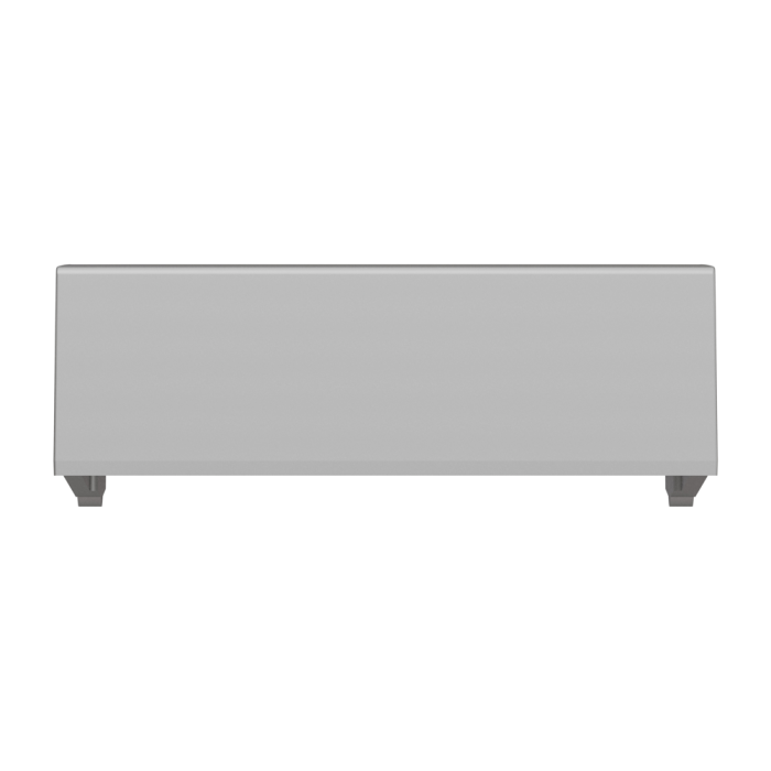 Клавіша, Unica New, для вимикача, 1 модуль, алюміній, алюмінієвий, Schneider Electric, [NU910030N]