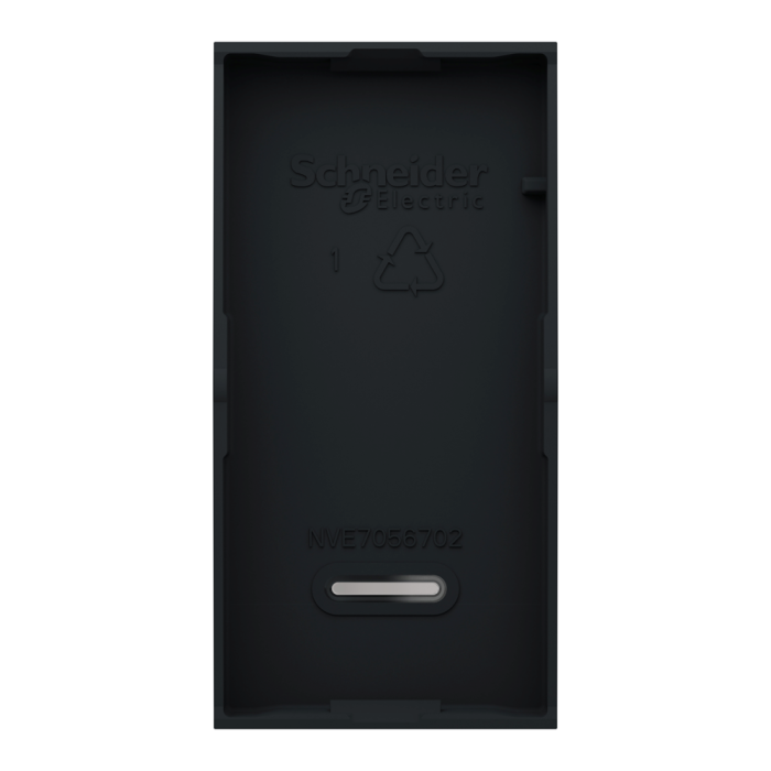 Клавіша, Unica New, для вимикача, 1 модуль, антрацит, чорний (ral 7021), Schneider Electric, [NU910054N]