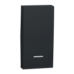 Клавіша, чорна, 1 модуль, Unica New - Schneider Electric [NU910054N]