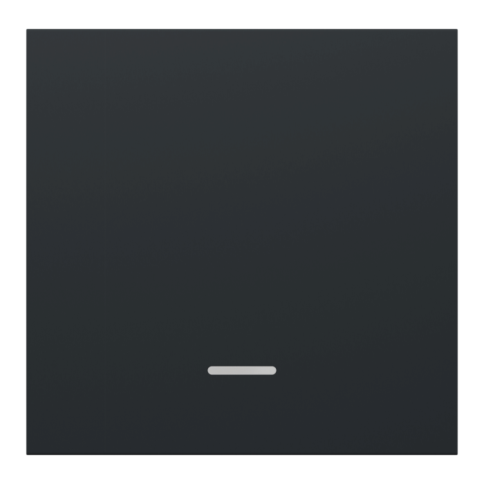 Клавіша, Unica New, Накладка Unica New 2 модулі, чорний (ral 7021), Schneider Electric, [NU920054N]