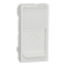 Лицьова накладка, 1 модуль, біла, Unica New, Schneider Electric [NU941018]