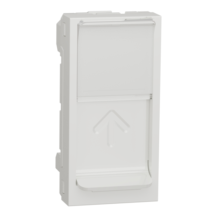 Лицьова накладка, 1 модуль, біла, Unica New, Schneider Electric [NU941018]