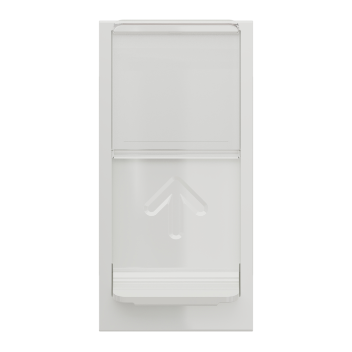 Лицьова накладка, 1 модуль, біла, Unica New, Schneider Electric [NU941018]