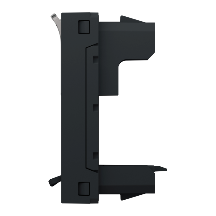 Лицьова накладка, 1 модуль, чорна, Unica New, Schneider Electric [NU941054]