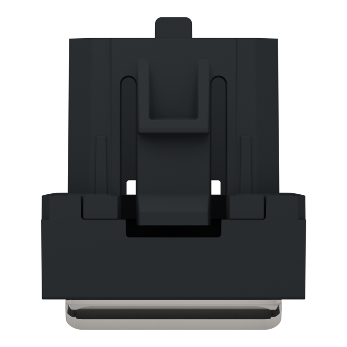 Лицьова накладка, 1 модуль, чорна, Unica New, Schneider Electric [NU941054]