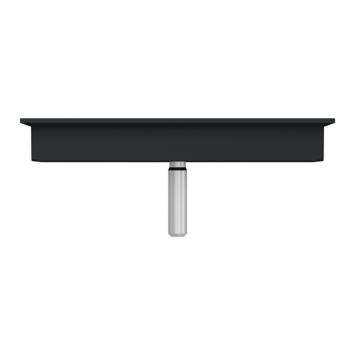 Накладка, 2 модулі, чорна, Unica New, Schneider Electric [NU944054]