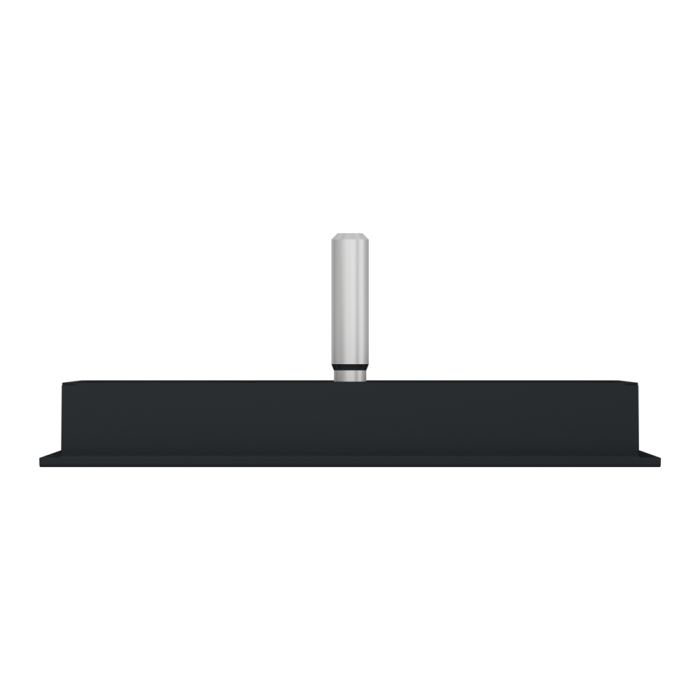 Накладка, 2 модулі, чорна, Unica New, Schneider Electric [NU944054]