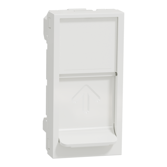 Лицьова накладка, 1 модуль, біла, Unica New, Schneider Electric [NU946018]