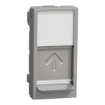 Лицьова накладка, алюмінієва, 1 модуль, Unica New - Schneider Electric [NU946030]