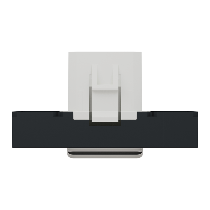 Лицьова накладка, 2 модулі, чорна, Unica New, Schneider Electric [NU946154]