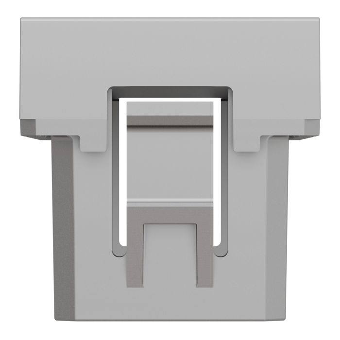 Заглушка, 1 модуль, алюмінієва, Unica New, Schneider Electric [NU986530]