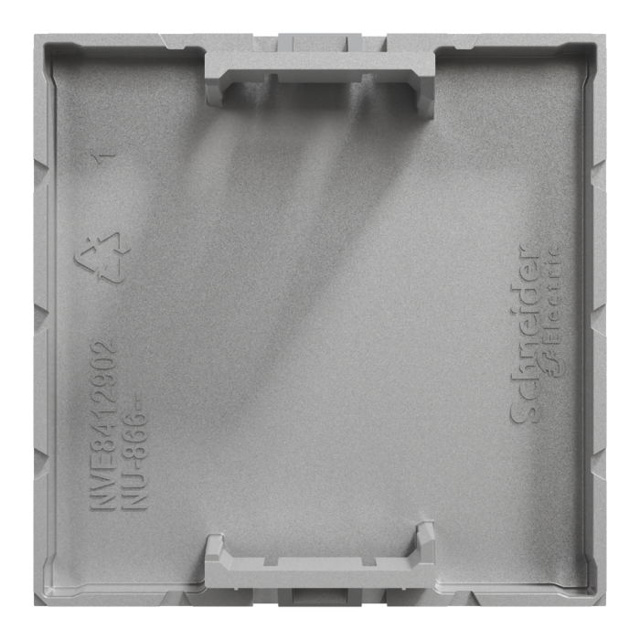 Заглушка, 2 модулі, алюмінієва, Unica New, Schneider Electric [NU986630]